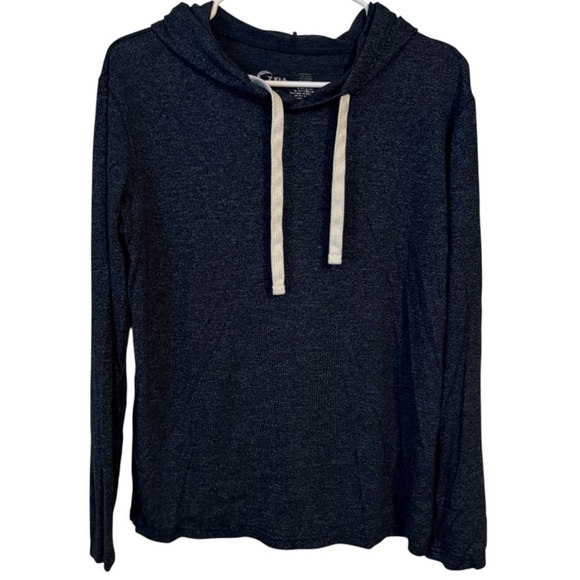 ZYIA Tops - 🌹𝗭𝗬𝗜𝗔 𝗔𝗖𝗧𝗜𝗩𝗘 𝗡𝗔𝗩𝗬 𝗛𝗢𝗢𝗗𝗘𝗗 𝗦𝗛𝗜𝗥𝗧